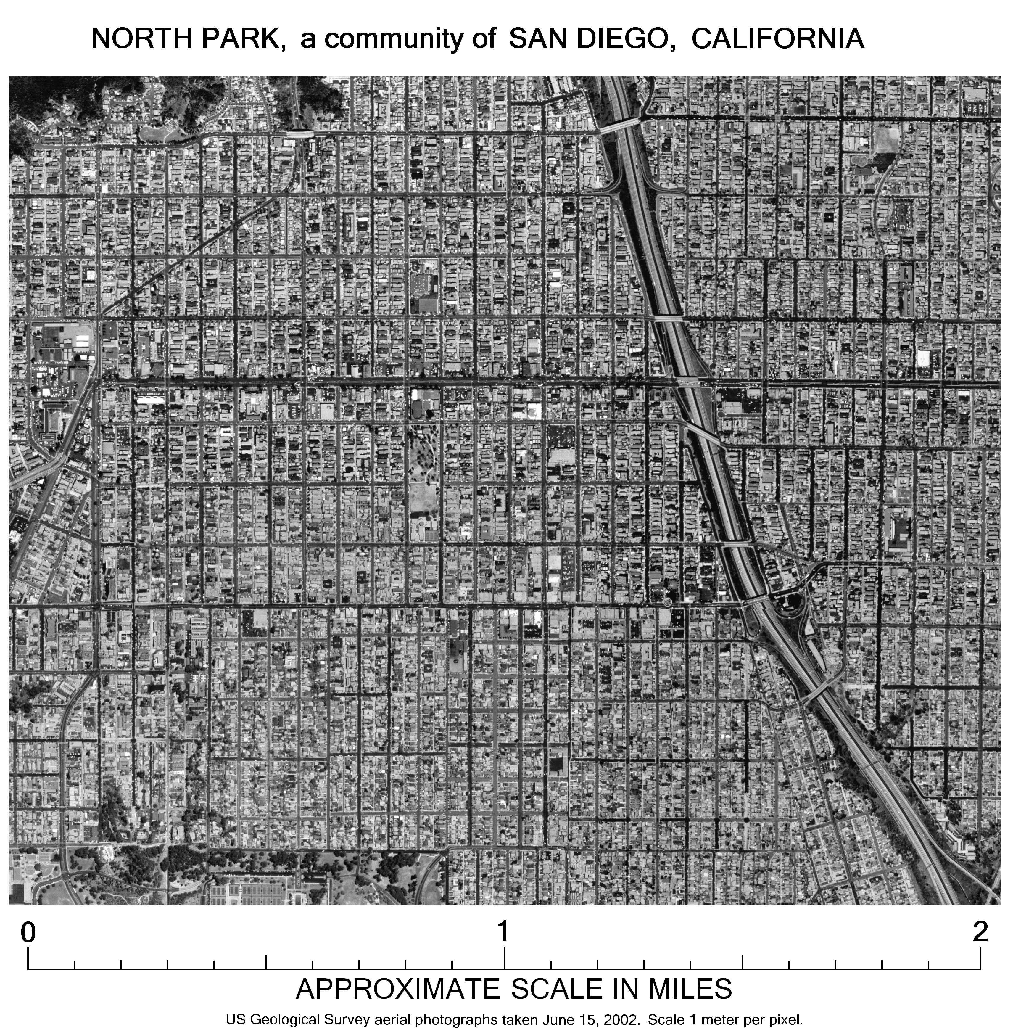 North Park San Diego Map North Park, A Community In San Diego, California