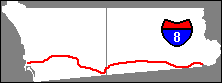 LOCATION OF I-8
